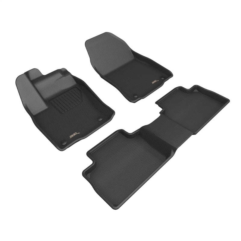 Nissan Kicks Floor Mats - 3D MAXpider - Kagu - Black - `25-`26